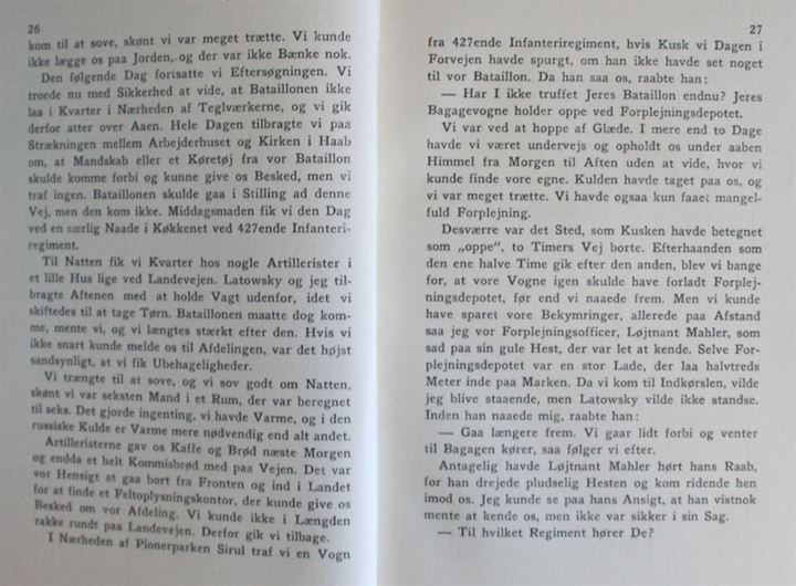 Kun en Menig - en infanterists krigsoplevelser af Hans Koberg. Illustreret 161 sider. Krigsberetning fra sønderjyde under 1. verdenskrig.