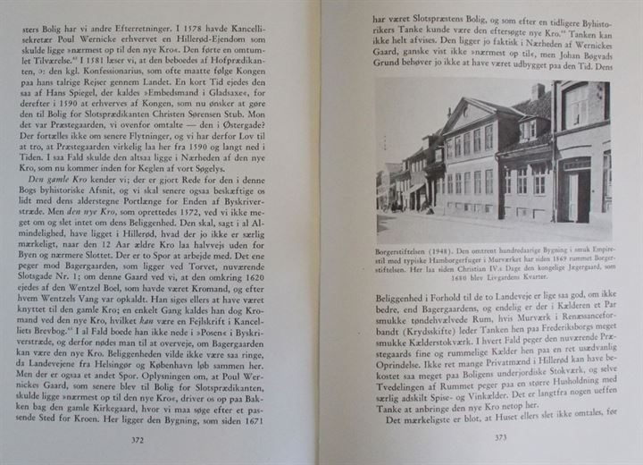 Vange, veje og huse af Jan Steenberg. Særtryk af Hillerødbogen 1948. Ca. 80 sider + kort.