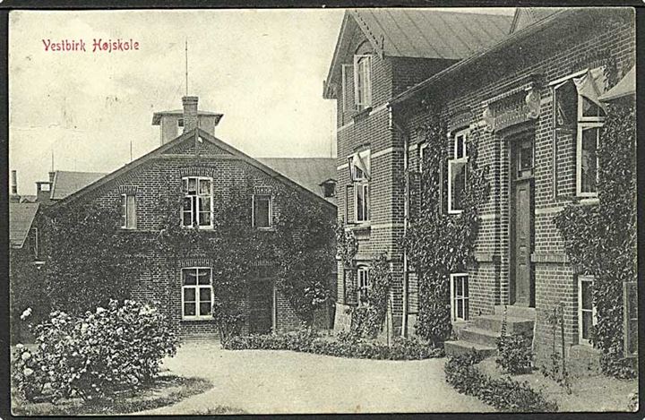 Vestbirk Højskole. W.K.F. no. 4187.