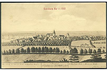 Svendborg Aar c: 1762. Warburgs Kunstforlag, D. B. i gl. Dage no. 72. 