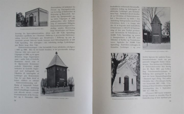 Nordsjællands Elektrisitets og Sporvejs Aktieselskab 1902-1927. Illustreret jubilæumsskrift med billeder af bl.a. sporvogne. 100 sider.