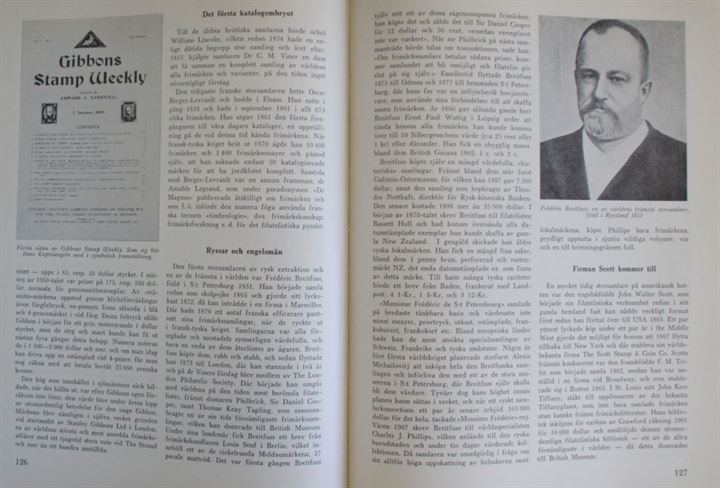 Frimärkets Bok - Från postens ursprung til vår tids filateli af Sven Åkerstedt. 440 sider.
