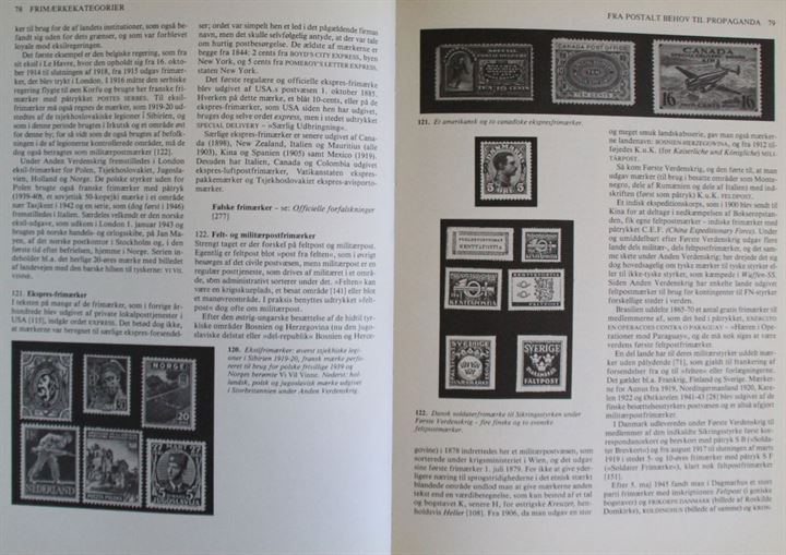 Guinness Frimærkebog -Tal og ting om frimærker, stempler og helsager. 182 sider.
