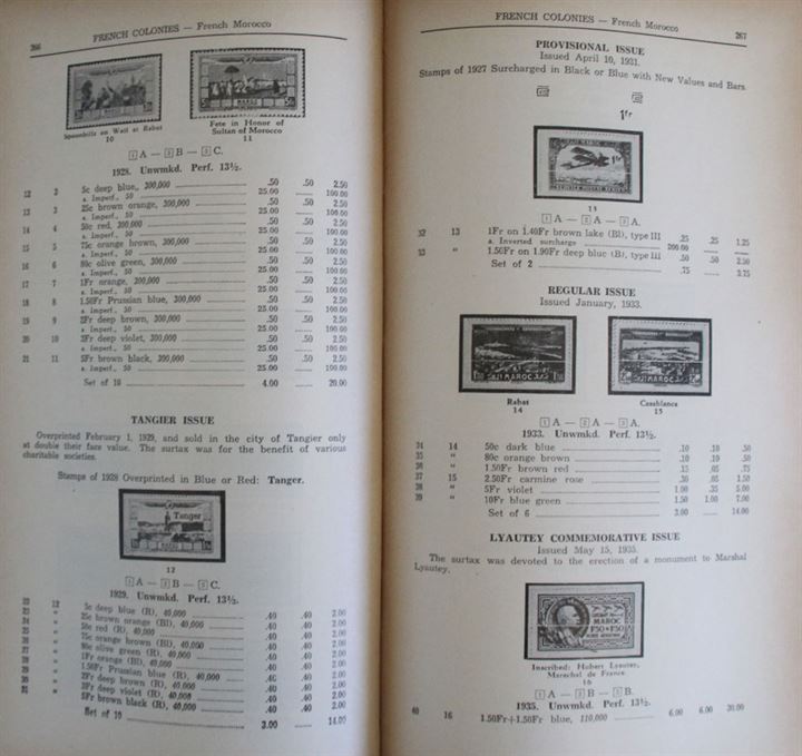 Sanabria's Air Mail Catalogue 1947. Verdenskatalog over luftpost udgaver. 928 sider