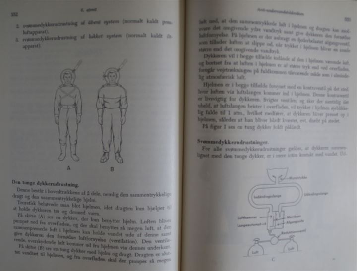 Lærebog for Orlogsgaster, Søværnskommandoen 1962. 446 sider.