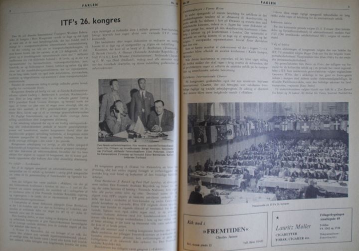 Falken. Tidsskrift for Sø-Fyrbødernes Forbund i Danmark 1960. Indbundet årgang med 12 numre.