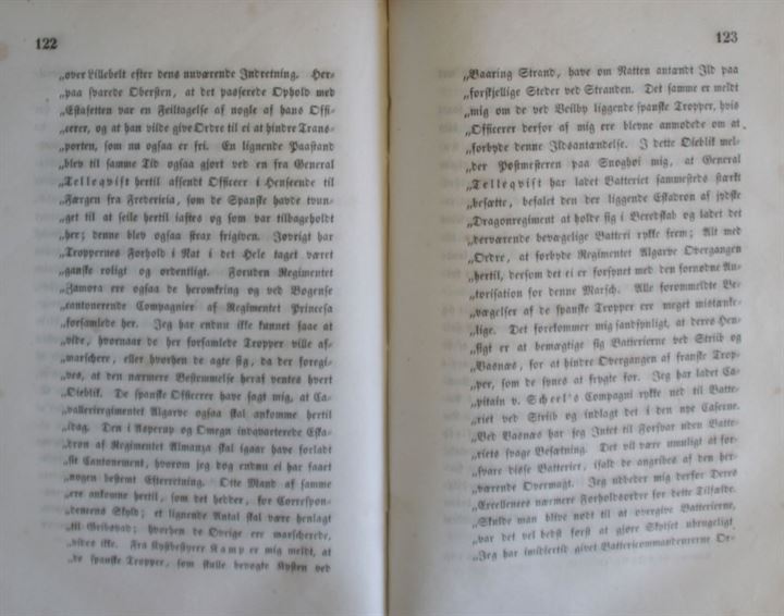 Begivenhederne i Fyen under de franske og spanske Troppers Ophold her i Landet i Aaret 1808 af H. P. Mumme. 232 sider.