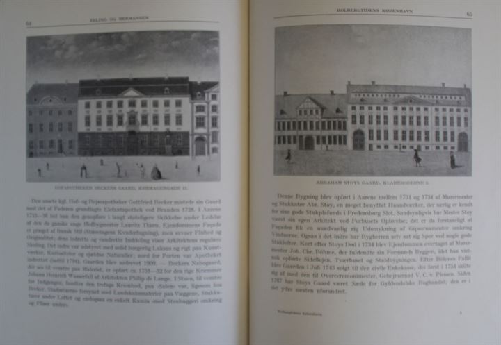 Holbergtidens København - i Billeder fra Samtiden af Christian Elling & Victor Hermansen. 112 sider.