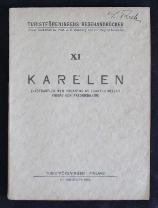 Karelen Turistföreningens Resehandböcker af J. E. Rosberg. 144 sider
