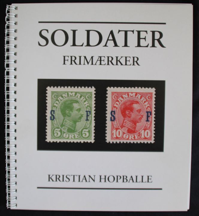 Soldaterfrimærker af Kristian Hopballe. 63 sider.