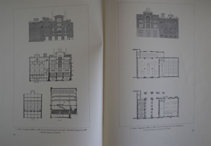 Carlsbergbryggeriernes Bygningshistorie. Særtryk af Arkitekten. 66 sider.