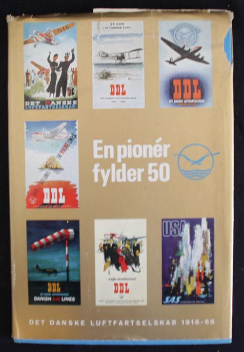 Det danske Luftfartsselskab 1918-1968 - Verdens ældste luftfartsselskab og dets historie af Povl Westphall. 100 sider.