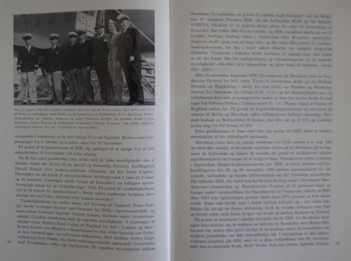 Det danske Luftfartsselskab 1918-1968 - Verdens ældste luftfartsselskab og dets historie af Povl Westphall. 100 sider.