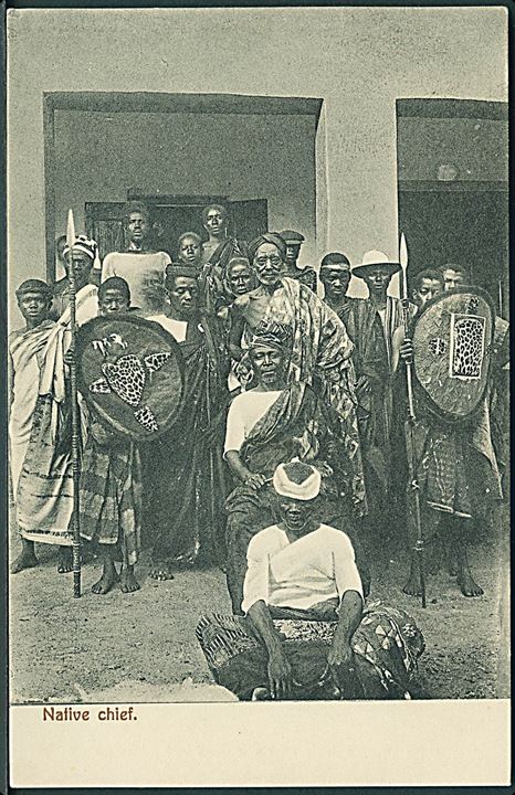 Gold Coast, Accra. Native chief. No. 21.