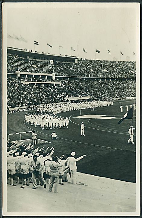 Berlin Stadion 1936. OL. Olympia - Postkarte, Berlin SW 68.  