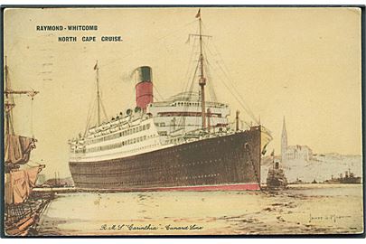 Carinthia, S/S, Cunard Line. Raymond-Whitcomb North Cape Cruise. 