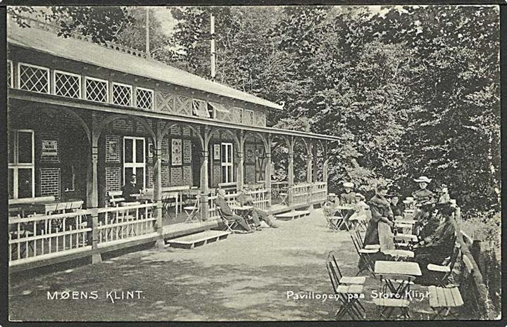 Pavillonen paa Store Klint, Møens Klint. C.M. Nielsen no. 3623.