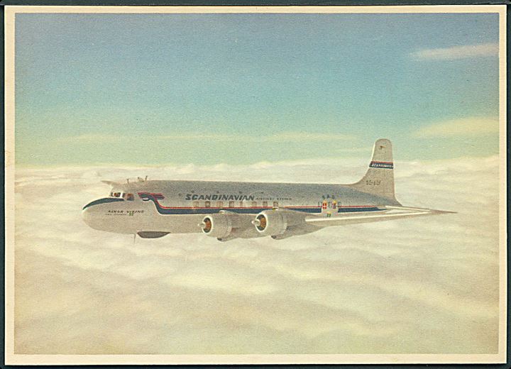 Scandinavian Airlines System's Douglas DC-6 aircraft - the Alvar Viking. ULTRA u/no. 