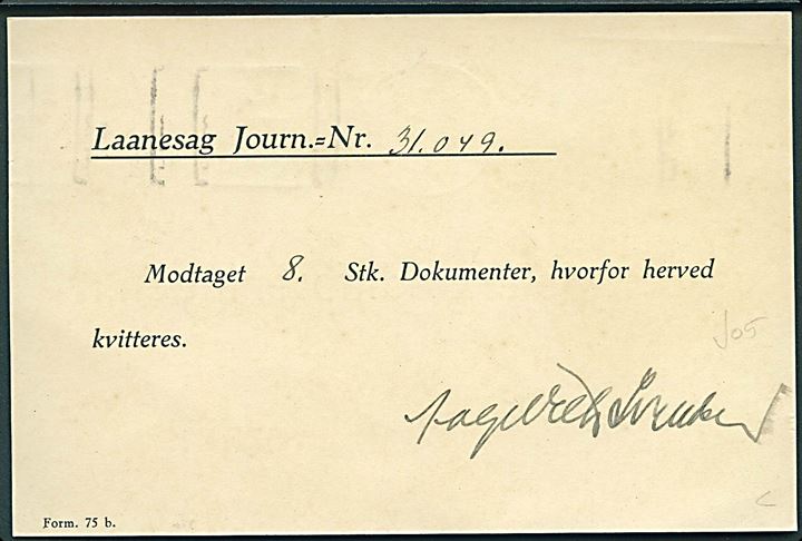 15 øre Karavel med perfin JAR (Jul. Jarding) på tryksagskort fra København d. 15.12.1934 til Herning.