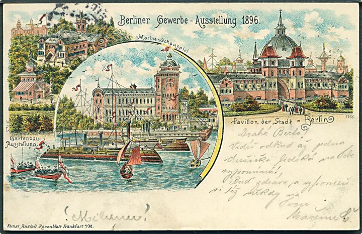 Berliner Gewerbe - Ausstellung 1896. Rosenblatt no. 1955. 