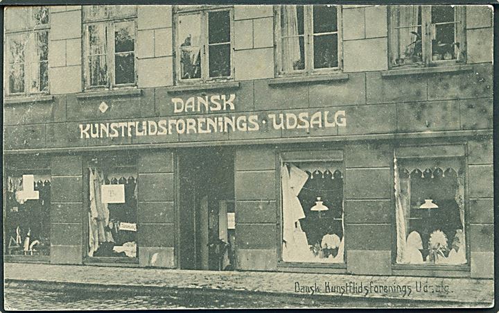 København. Niels Hemmingsens Gade 8. Dansk Kunstflidforenings Udsalg. O. K. P. no. 1110. 