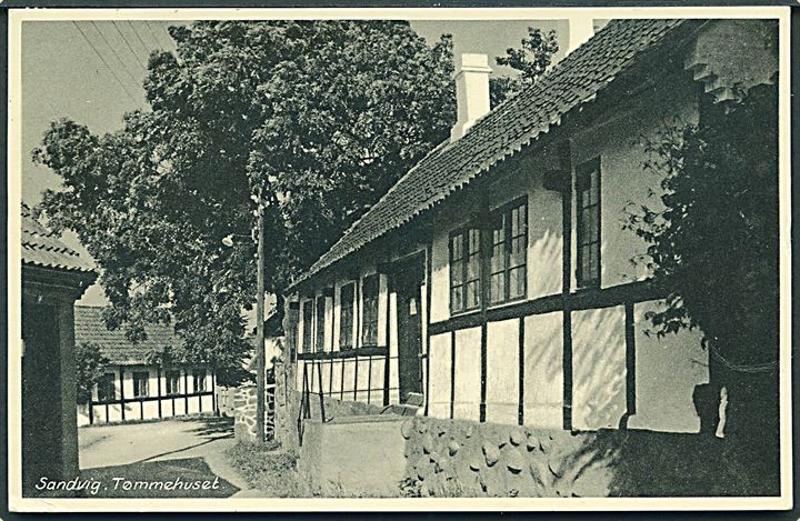 Sandvig, Tømmerhuset. Stenders, Bornholm no. 255. 
