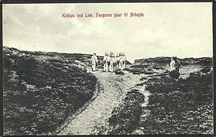 Fangerne gaar til arbejde ved Kidhus. W.K.F. no. 1899.