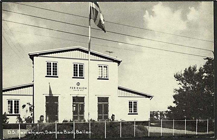 Samsø Bad, Dansk Soyakagefabriks Feriehjem i Ballen. Samsø Boghandel no. 44723/405