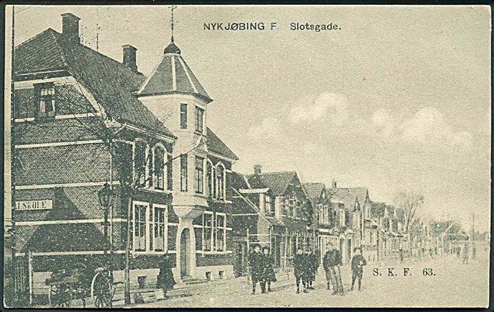 Nykjøbing Falster, Slotsgade. S. K. F. no. 63. 