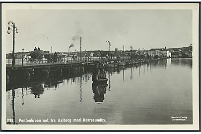 Aalborg. Pontonbroen mod Nørresundby. Stenders no. 039. 