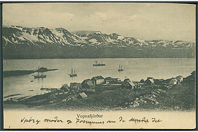 Vopnafjörður. Thomsens Magasin no. 38. (Klippet). 
