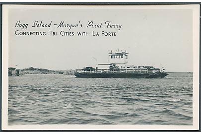 USA. Hogg Island - Morgan's Point Ferry. San Antonio Card Co. u/no.
