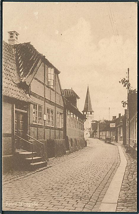 Bornholm. Rønne, Storegade. Stenders no. 14. 