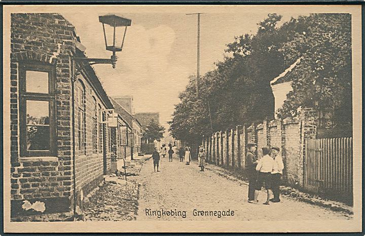 Ringkøbing, Grønnegade. Stenders no. 8363. 