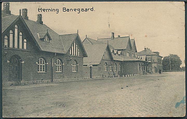 Herning Banegaard. Flensborg Lager u/no. 