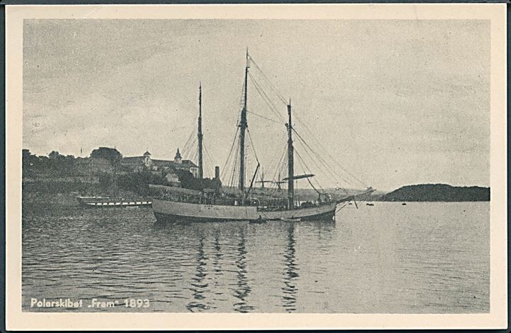 Polarskibet Fram 1893.  (Fridtjof Nansens ekspedition til Nordpolen). U/no. 