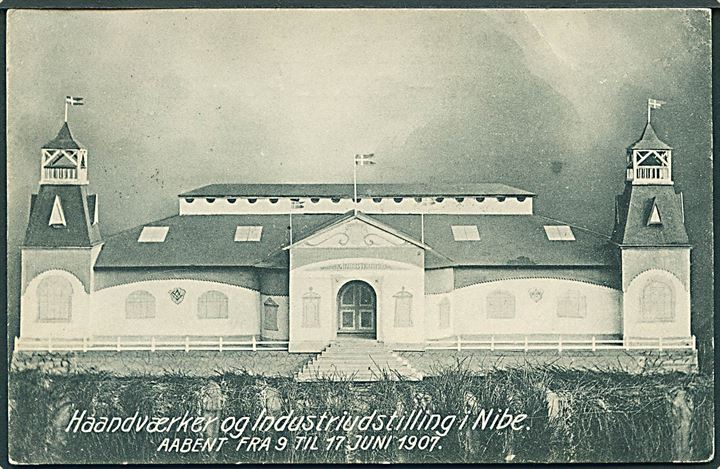Nibe. Haandværker og Industriudstilling. Aabent fra 9 til 17 Juni 1907. U/no. 