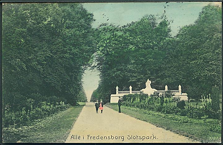 Allé i Fredensborg Slotspark. J. M. no. 759. 