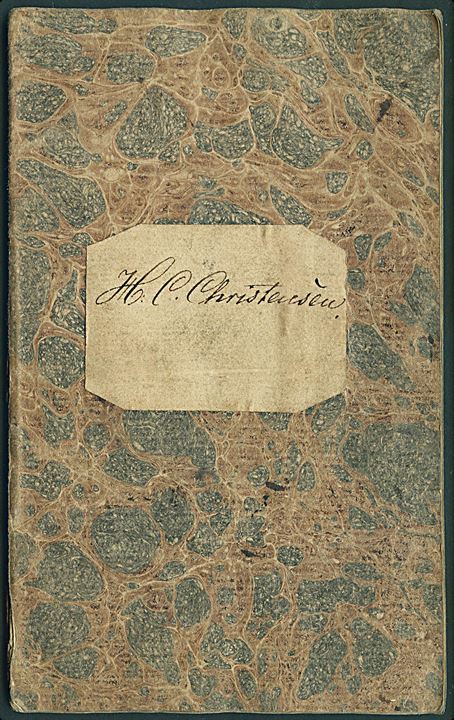 Character Bog for H. C. Christensen med bedømmelser fra 1837-1839.