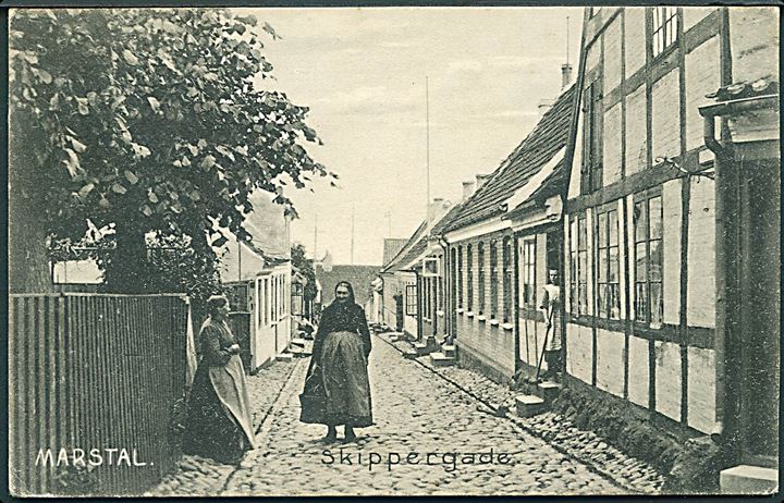 Marstal. Skippergade. Hans Eschens Boghandel no. 11557. 