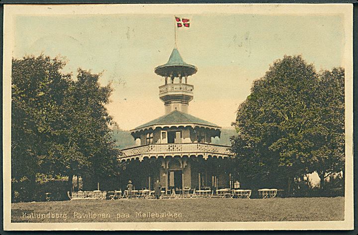 Kallundborg. Pavillonen paa Møllebakken. Stenders no. 35386.
