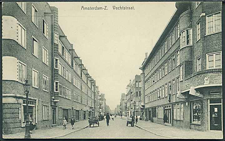 Holland. Amsterdam - A. Vechtstraat. Weenenk & Snel no. 82.  