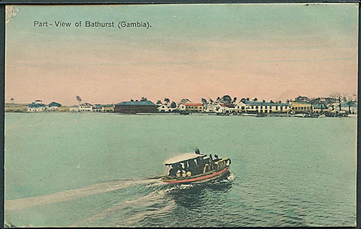 Gambia. Part view of Bathurst. U/no. 
