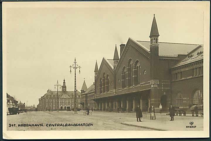 København, Centralbanegaard. Fotografisk Forlag no. 347. 