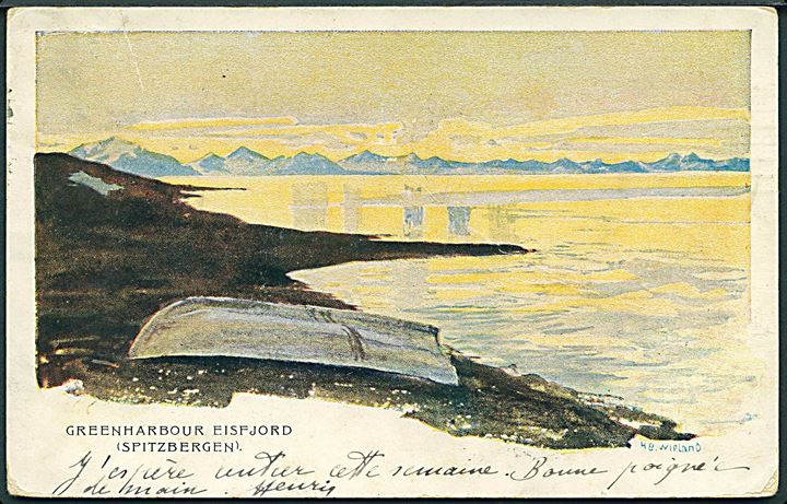 Svalbard. Wieland, H.B.: Green Harbour (Eisfjord). C.A. & Co. No. 3022. Kvalitet 6