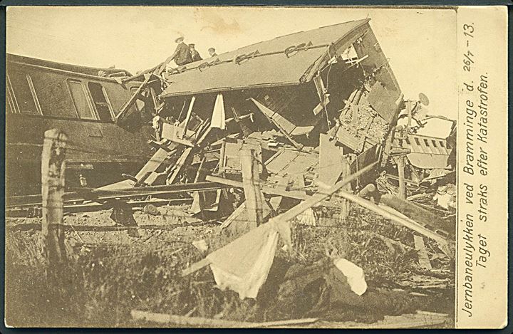 Bramminge-ulykken d. 26.7.1913. C. K. Olsen u/no. Kvalitet 7a