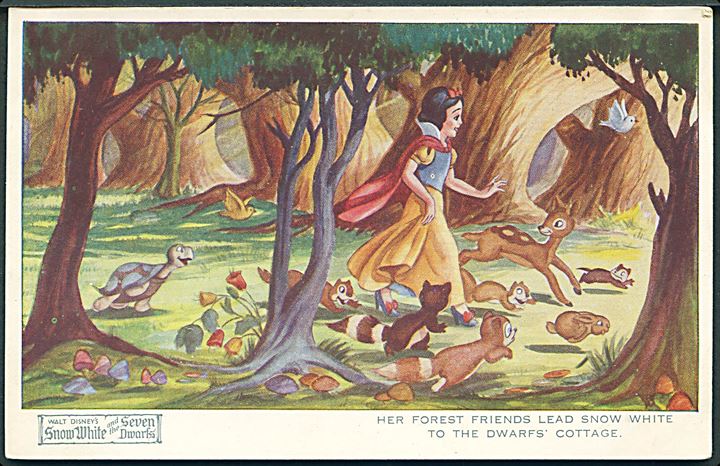 Disney, Walt: Valentine & Sons no. 4168. “Snow White”. Kvalitet 8