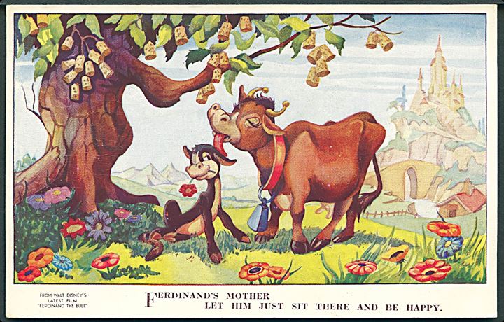 Disney, Walt: Valentine & Sons no. 4677. “Ferdinand the Bull”. Kvalitet 8