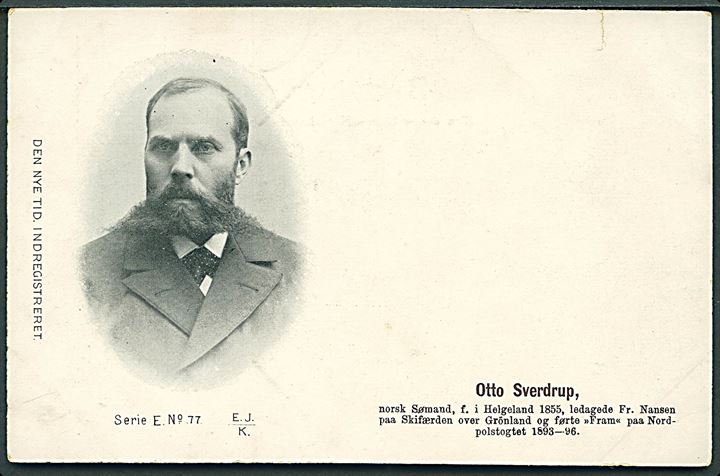 Polar. Otto Sverdrup. På ski over Grønland og “Fram”s Nordpoltogt 1893-96. Den nye Tid serie E no. 77.  Kvalitet 7