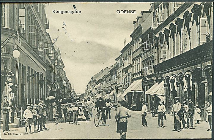 Odense, Kongensgade. Stenders no. 857. Kvalitet 8